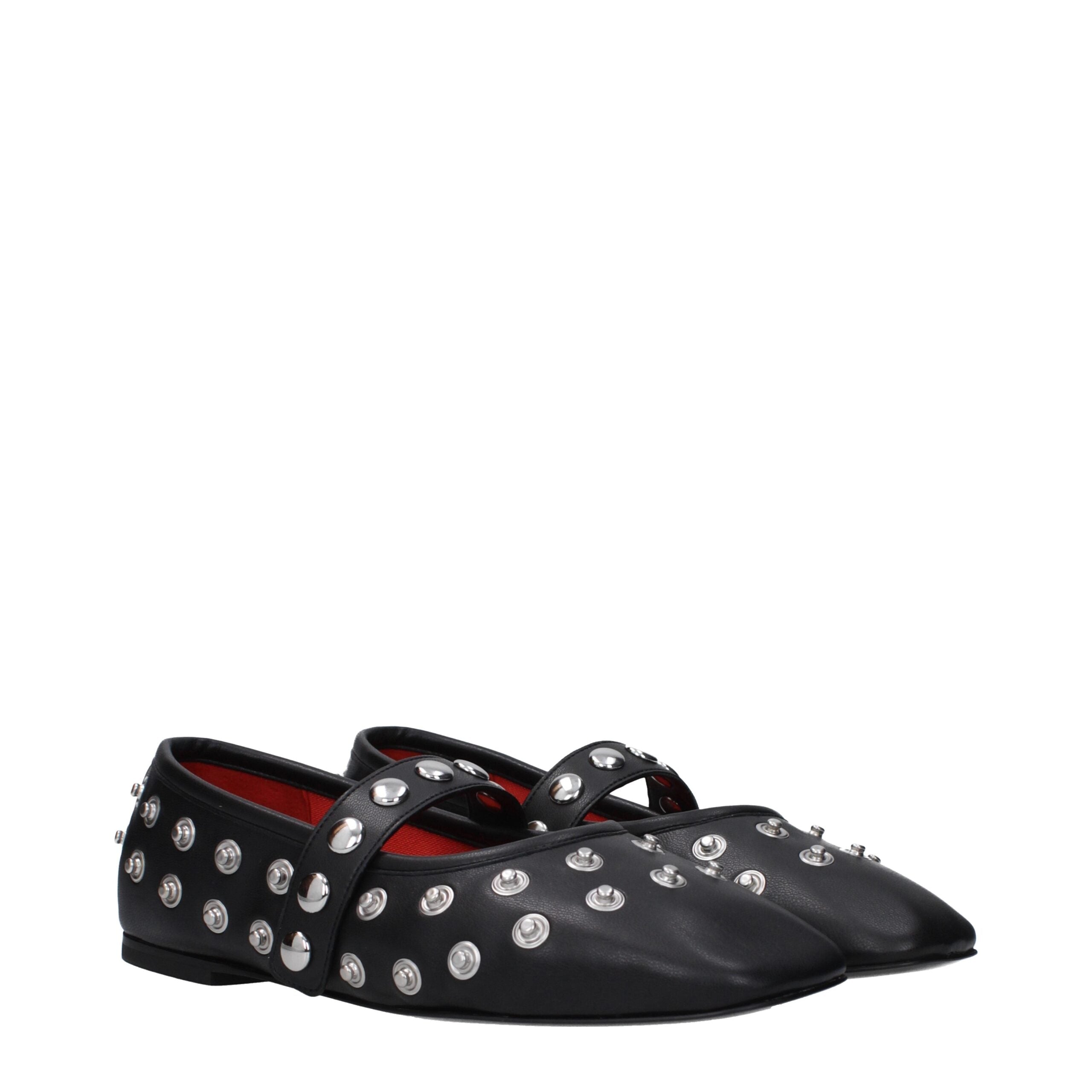 Stella McCartney Schwarze Ballerinas aus Leder
