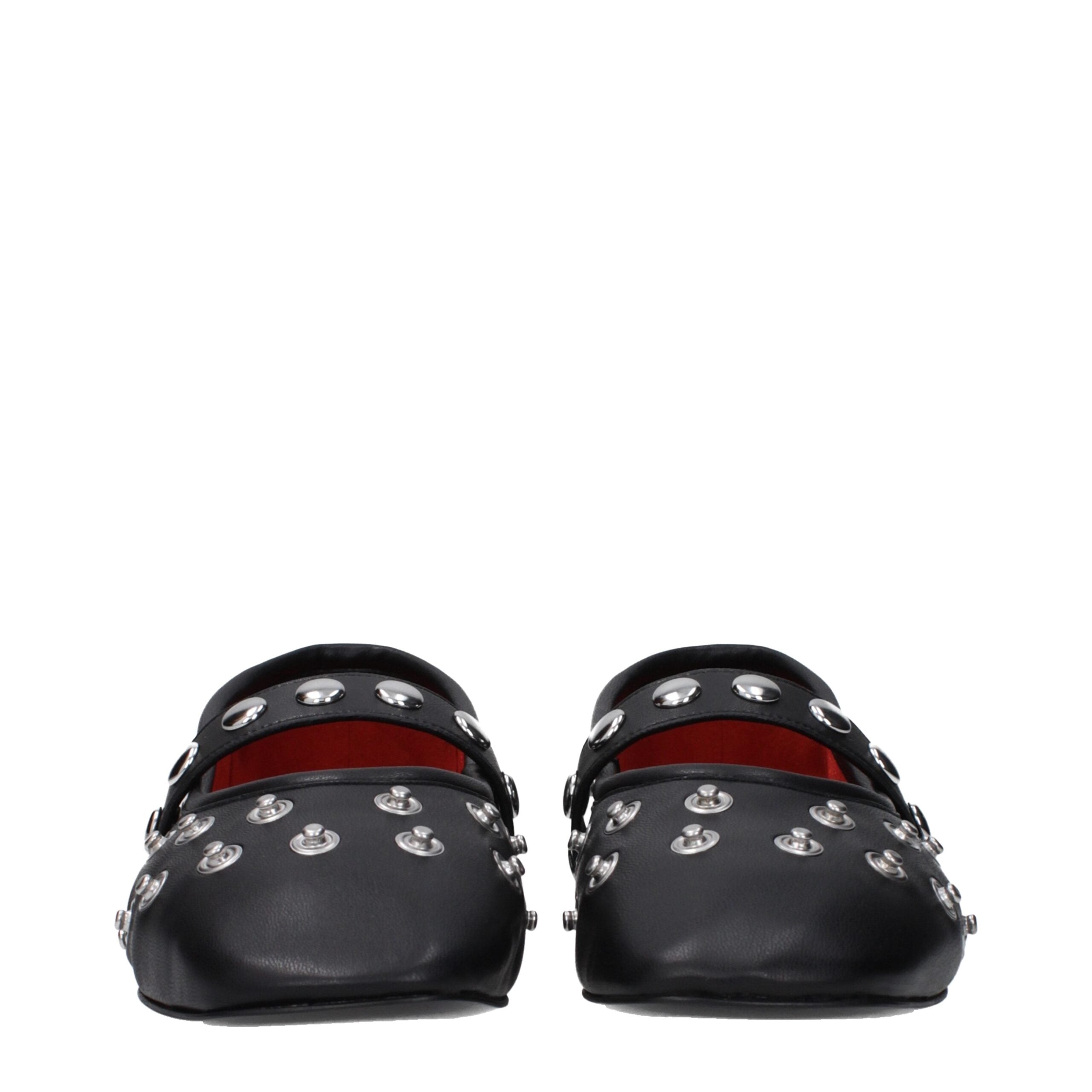 Stella McCartney Schwarze Ballerinas aus Leder