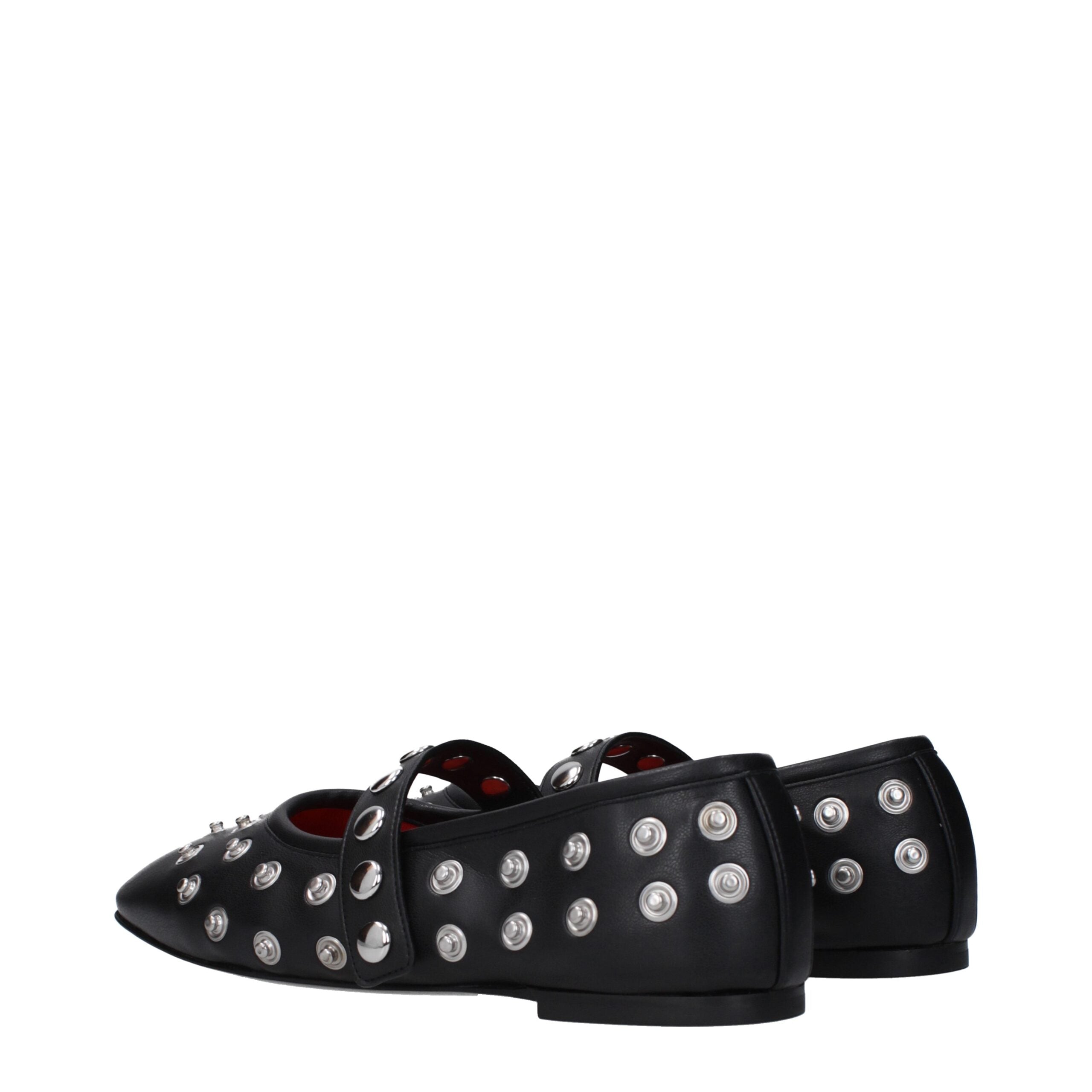 Stella McCartney Schwarze Ballerinas aus Leder