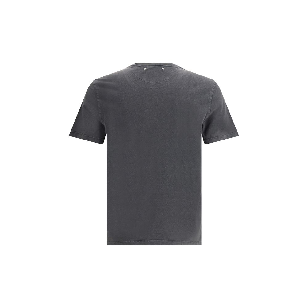 Golden Goose Graues Baumwoll-T-Shirt