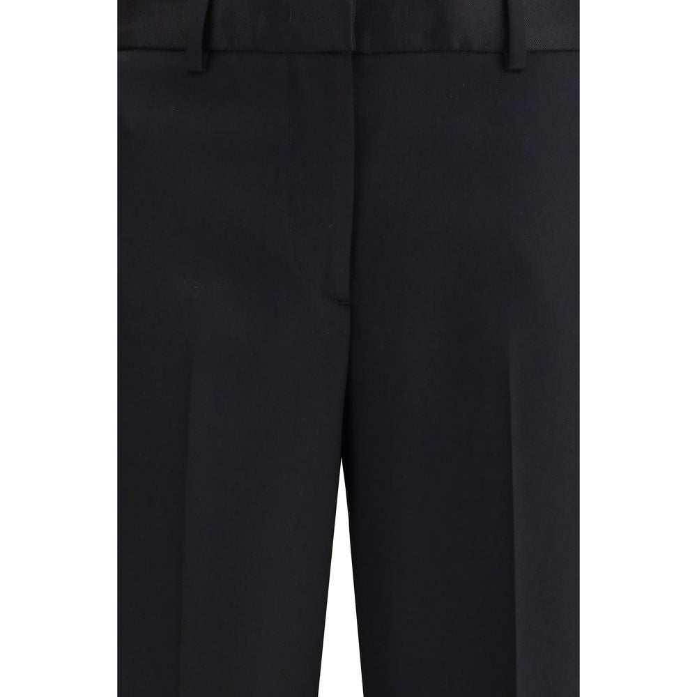 Lardini Schwarze Oves Aries Wollhose