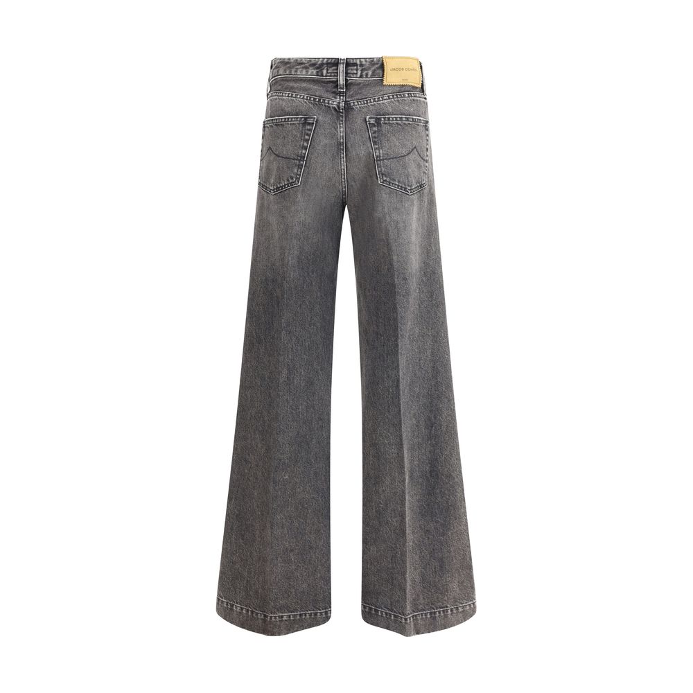 Jacob Cohen Graue Jeans aus Baumwolle im Relaxed Fit