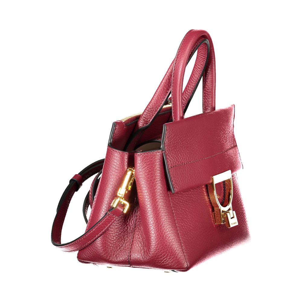 Coccinelle Lila Lederhandtasche