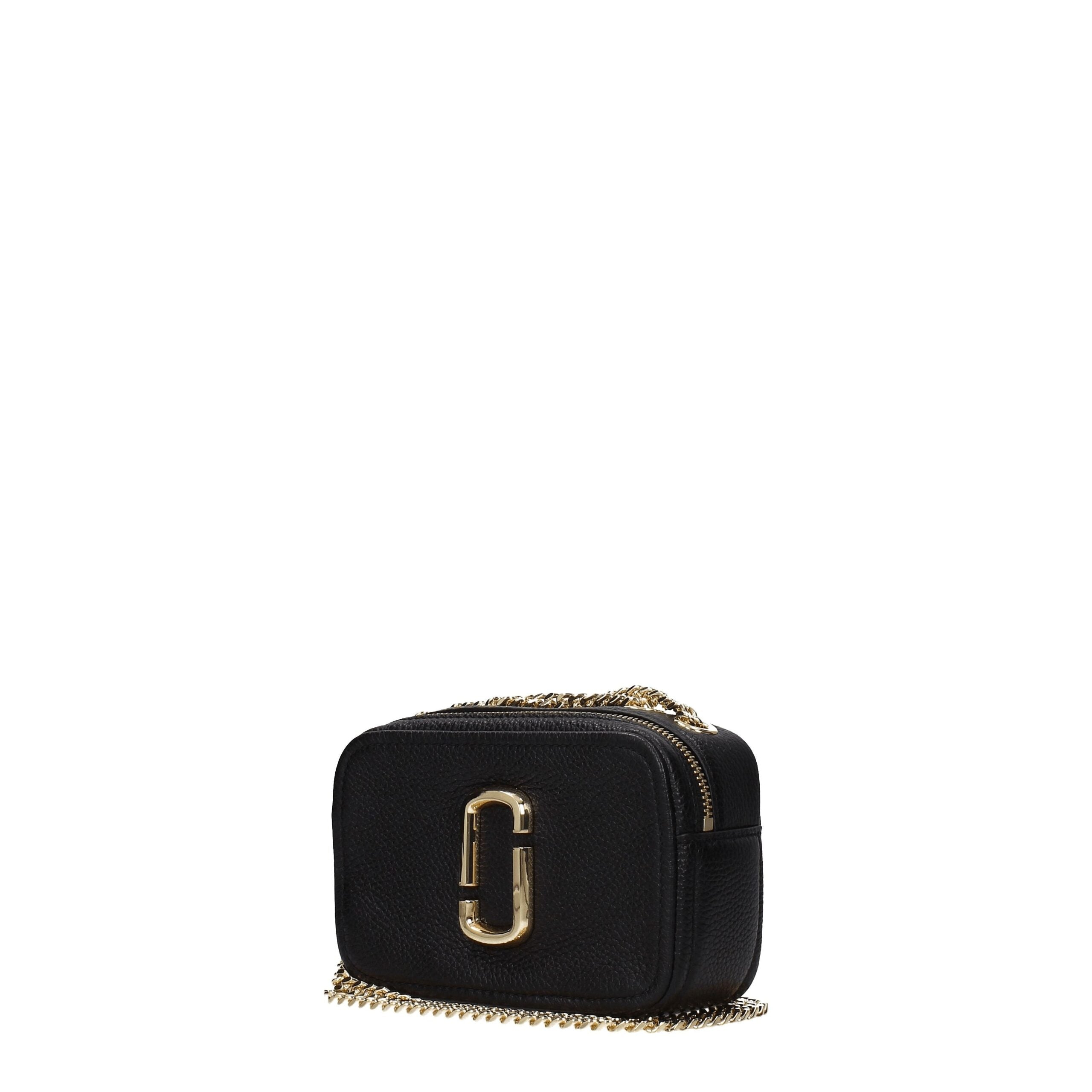 Marc Jacobs Schwarze Leder Umhängetasche