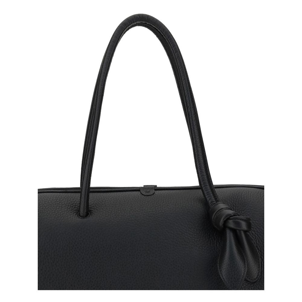 Jacquemus Schwarze Kalbsleder Bos Taurus Handtasche