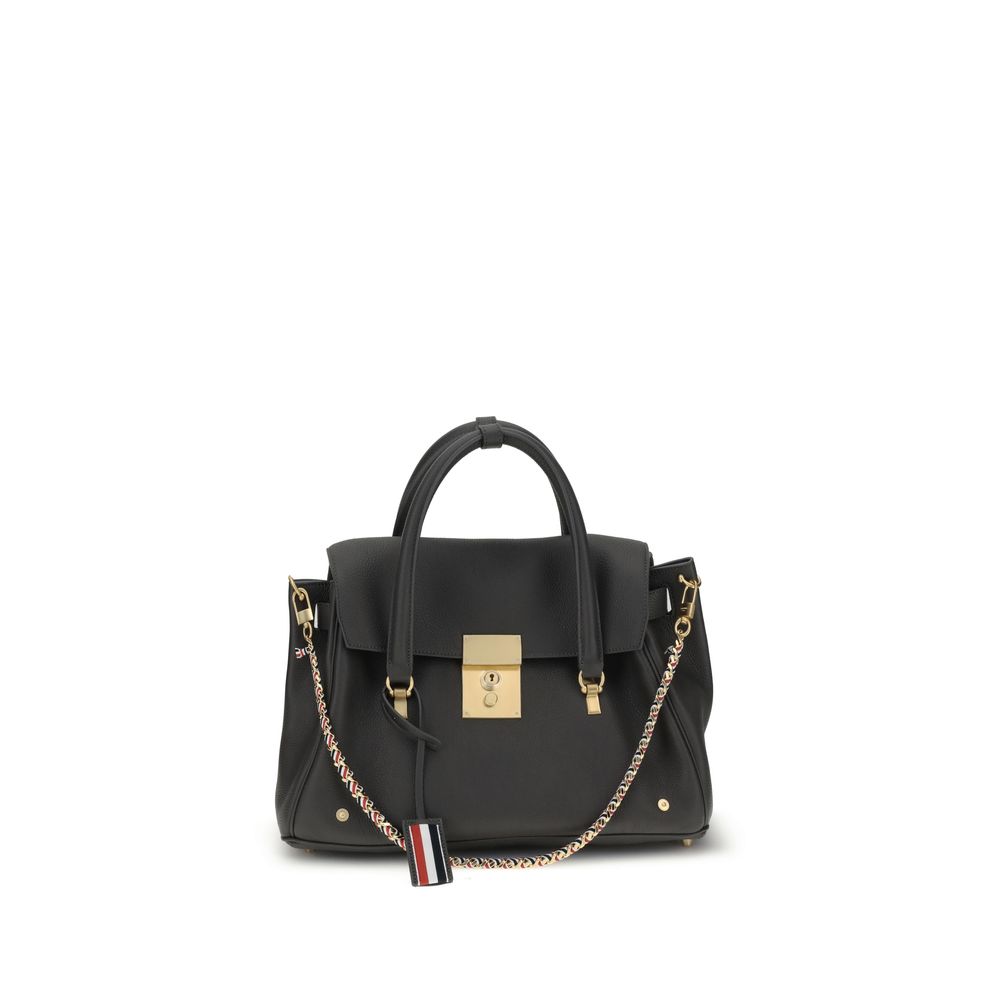 Thom Browne Graue Kalbsleder Bos Taurus Schultertasche