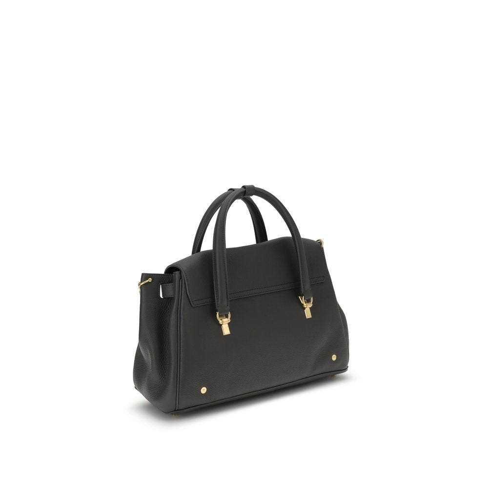 Thom Browne Graue Kalbsleder Bos Taurus Schultertasche