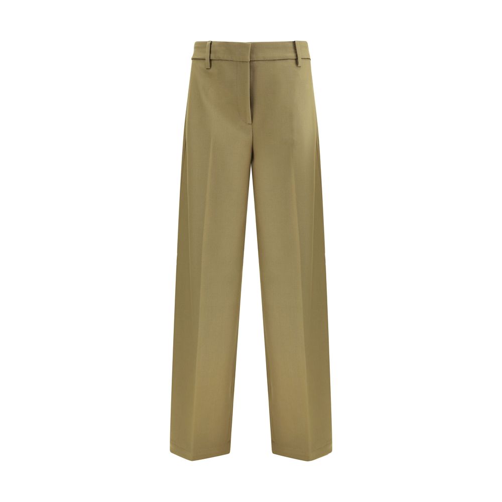 True Royal Grüne Polyester-Hosen