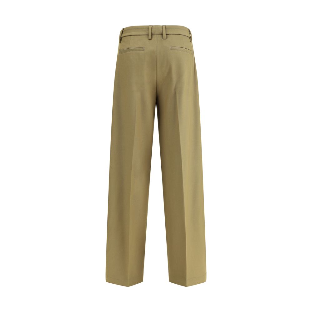 True Royal Grüne Polyester-Hosen