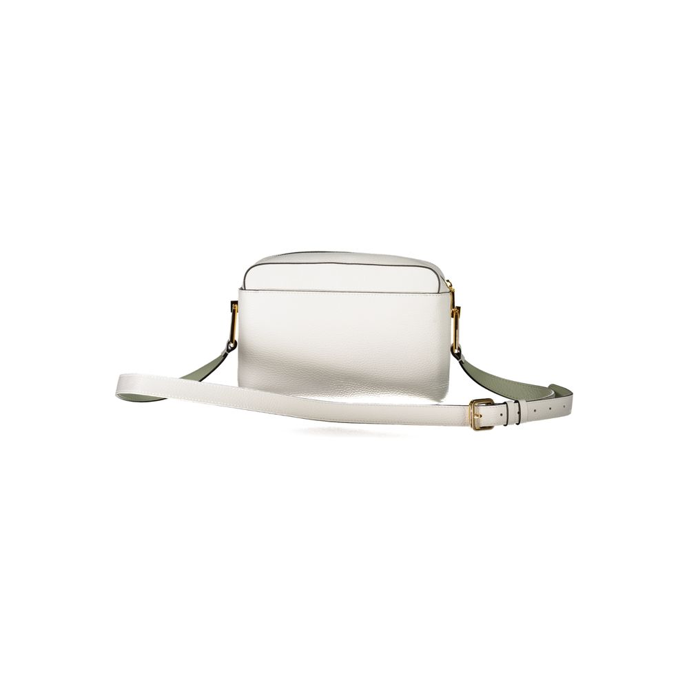 Coccinelle Weiße Leder Schultertasche