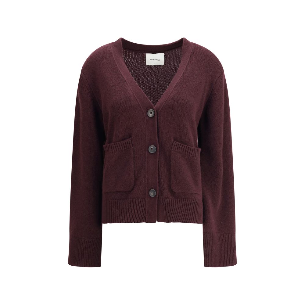 Lisa Yang Mehrfarbige Kaschmir-Strickjacke