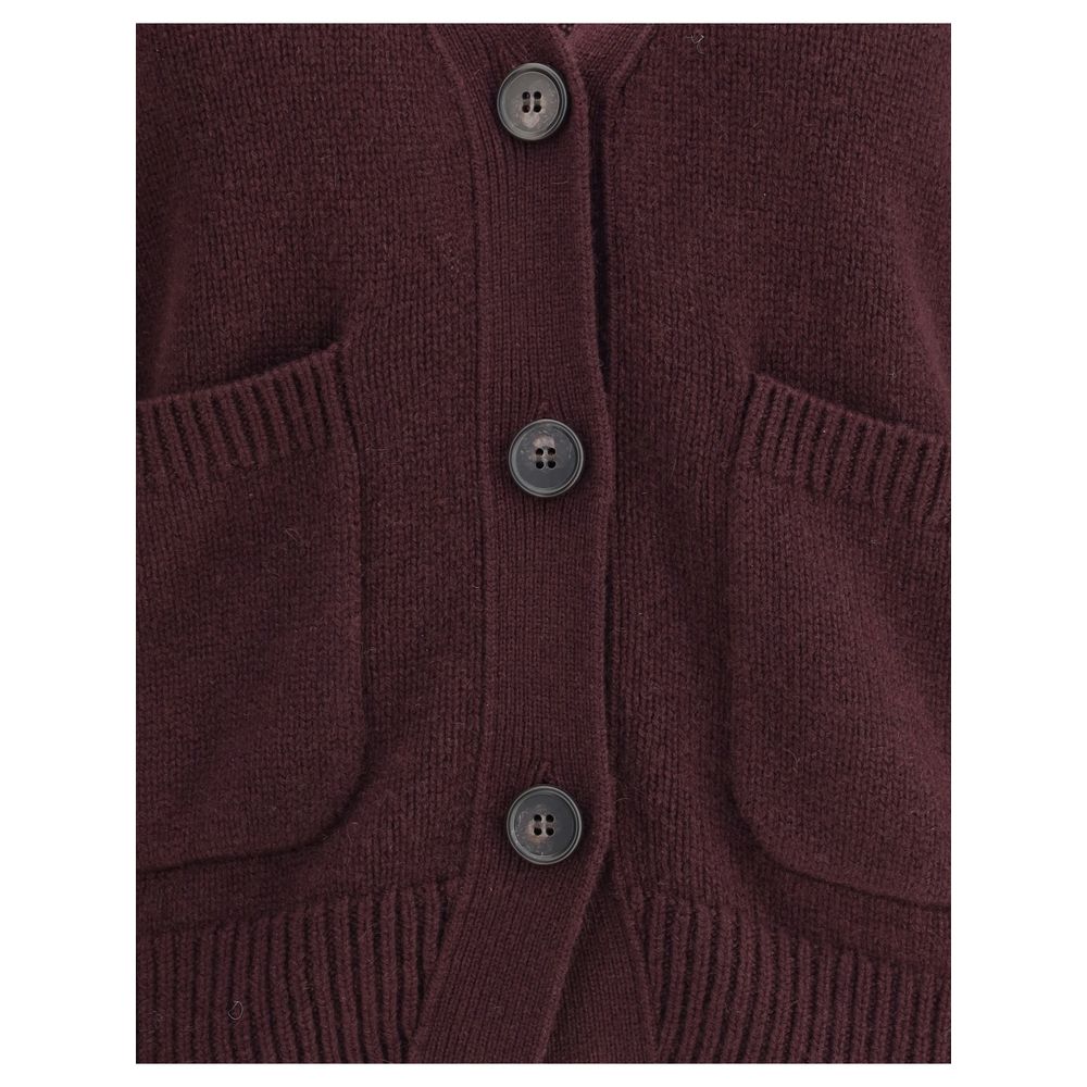 Lisa Yang Mehrfarbige Kaschmir-Strickjacke
