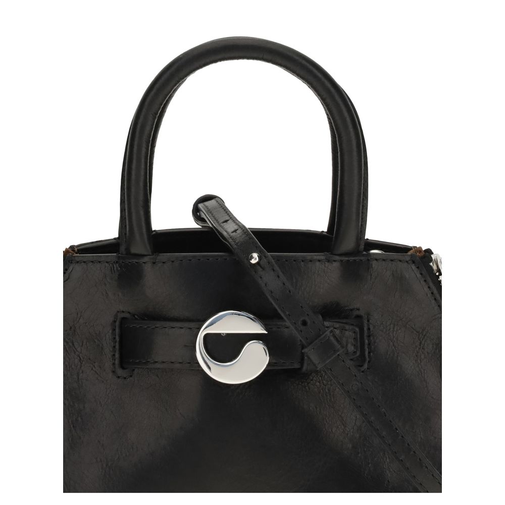 Coperni Schwarze Bos Taurus Kalbsleder Schultertasche
