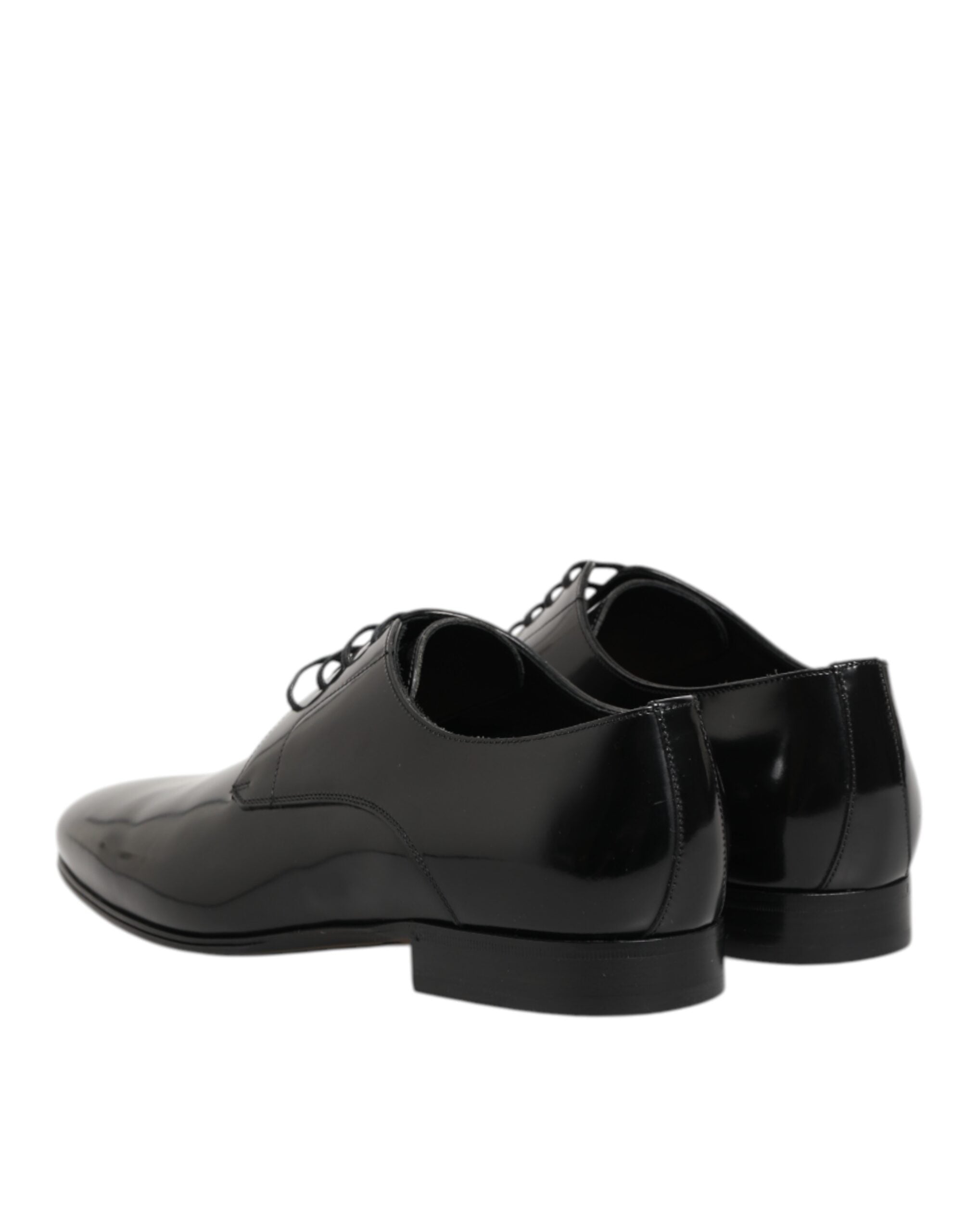 Dolce & Gabbana Schwarze Derby-Schuhe aus Kalbsleder für Herren