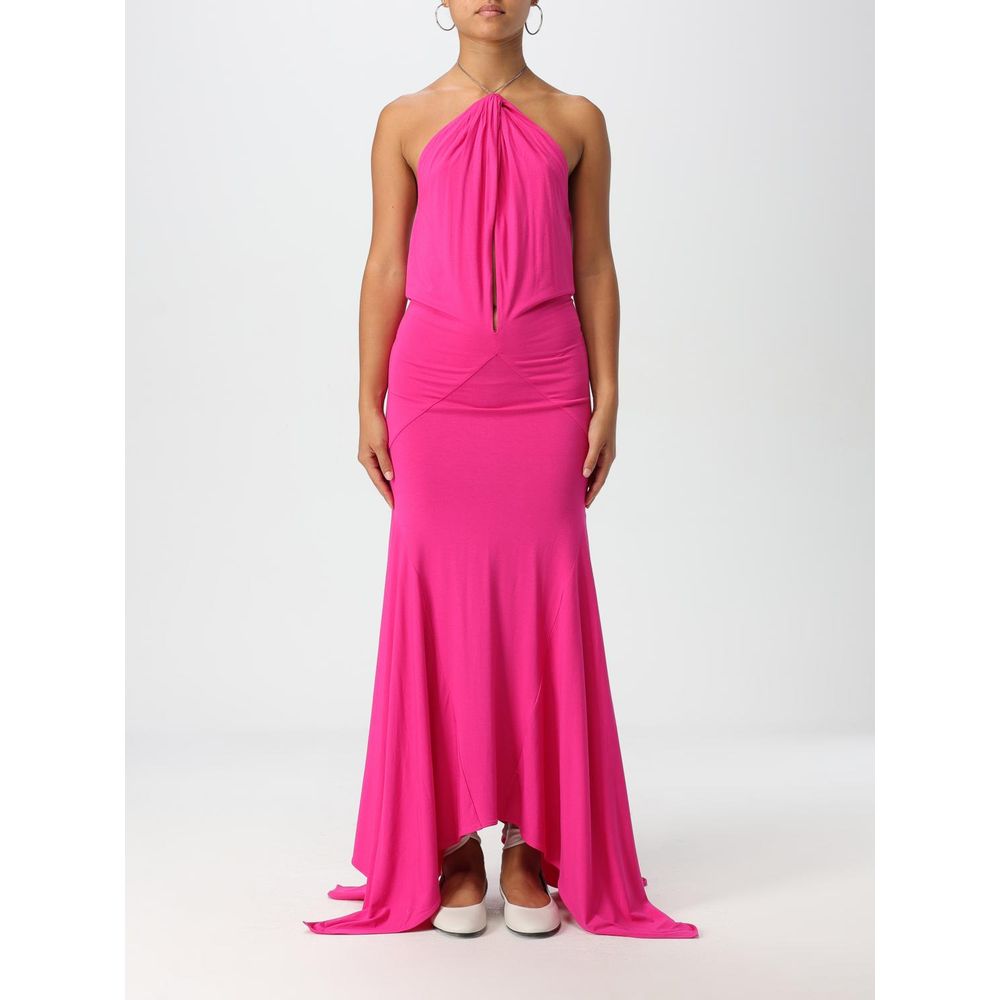The Attico Cocktailkleid aus Fuchsia-Jersey
