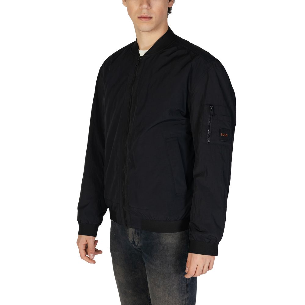 Hugo Boss Schwarzer Bomber aus Polyamid