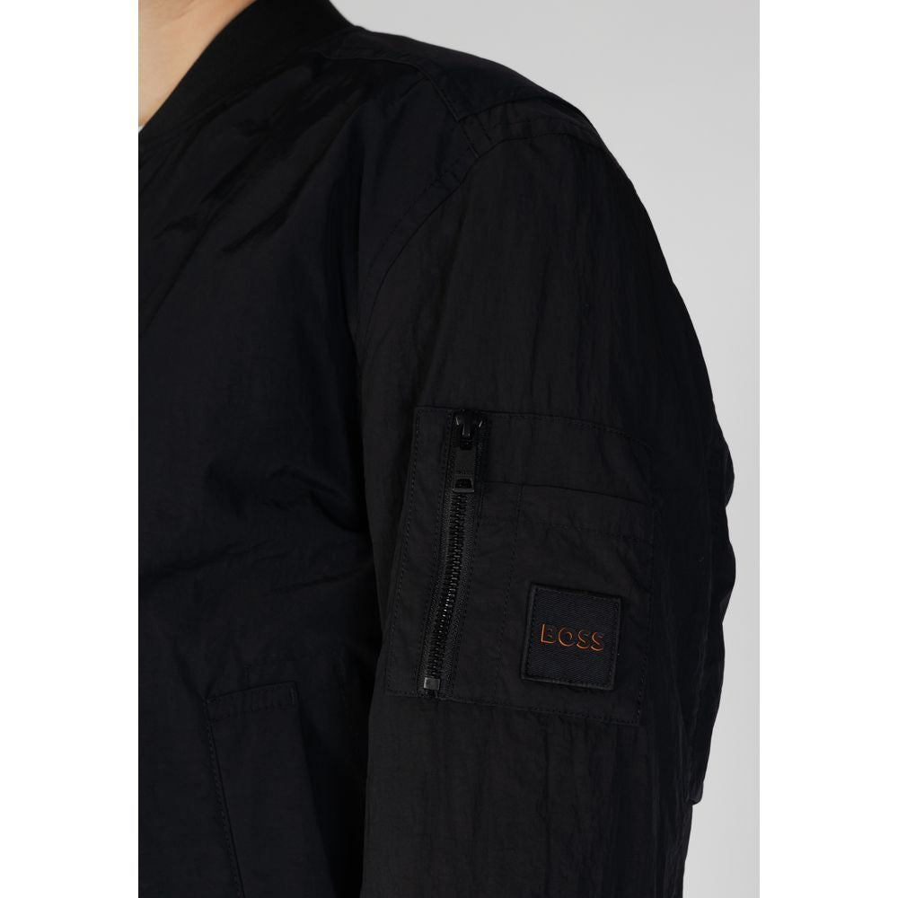Hugo Boss Schwarzer Bomber aus Polyamid