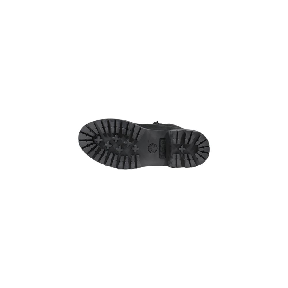 Timberland Schwarze Leder Schnürstiefel