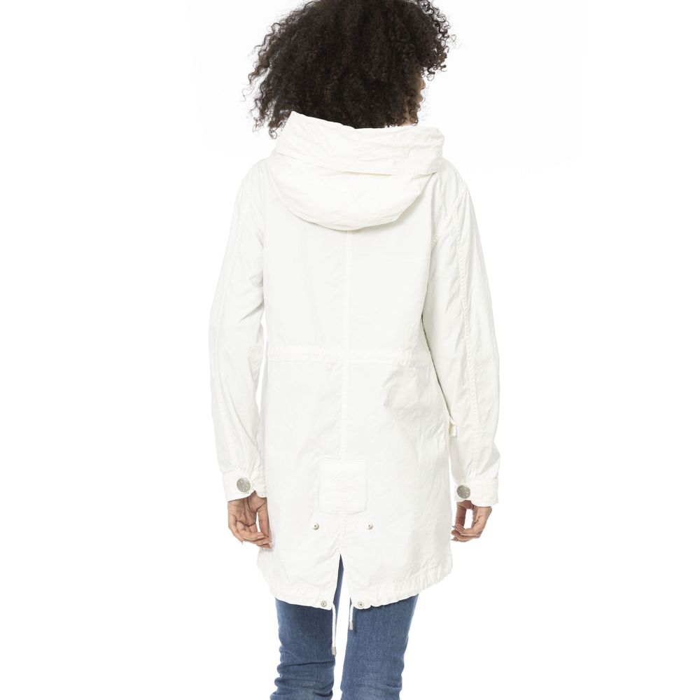 Mr&Mrs Italy Weißer Baumwolle Frauen Parka