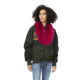 Mr&Mrs Italy Grüne Polyamid Damen Bomberjacke