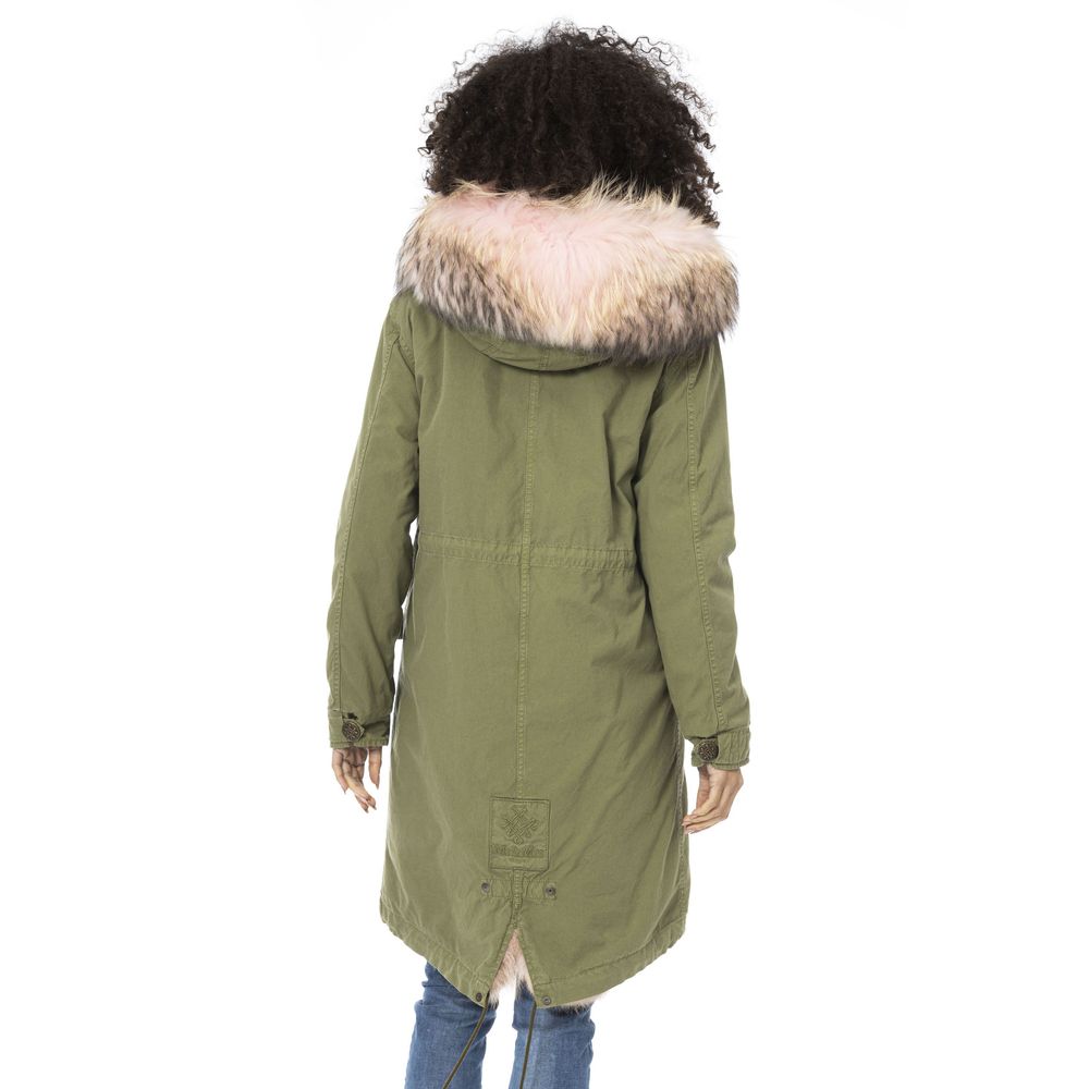 Mr&Mrs Italy Baumwollparka für Damen im Army-Look