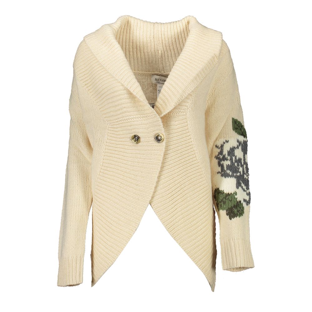 Blugirl Beigefarbener Pullover aus Wolle