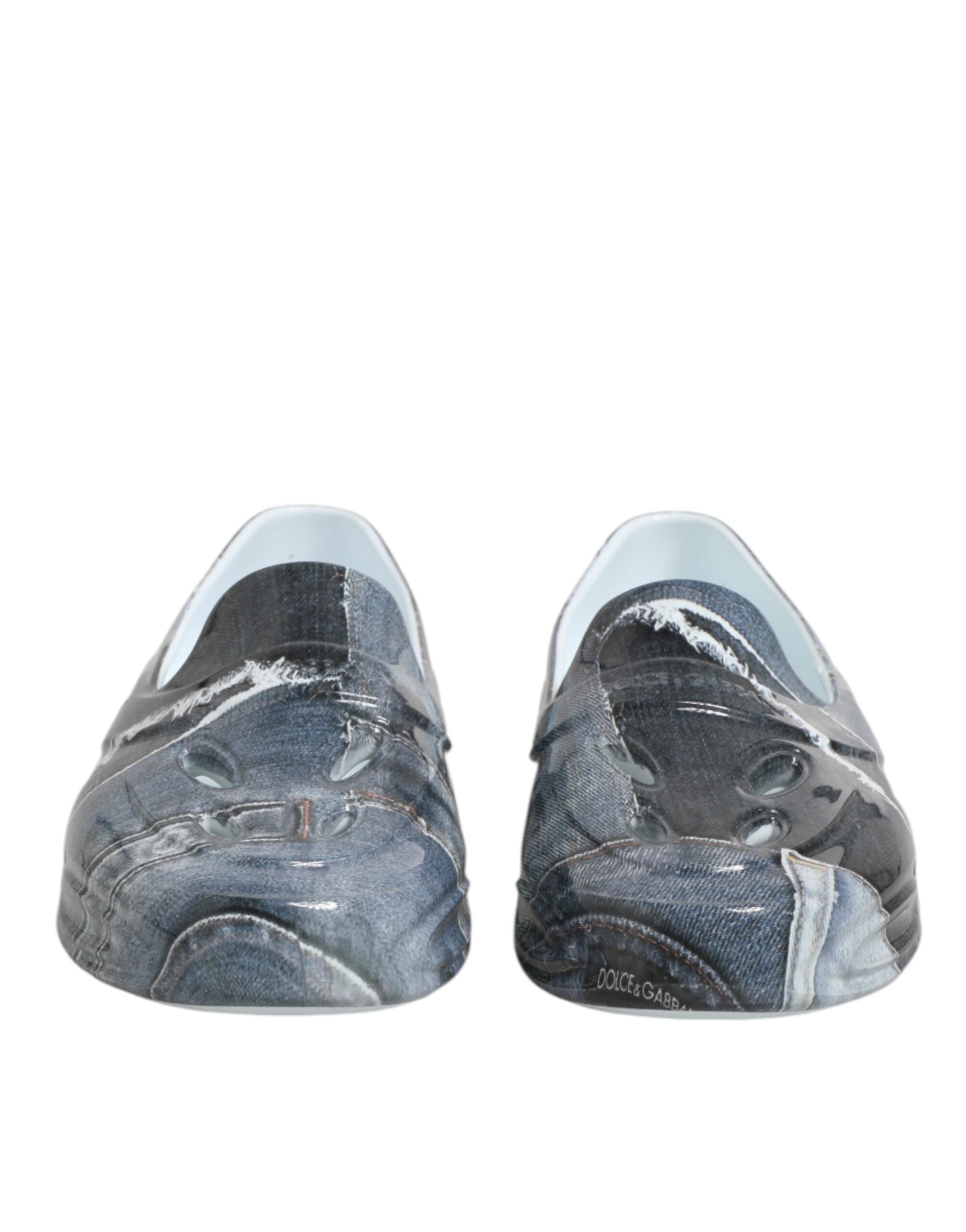 Dolce & Gabbana Multicolor Gummi Männer Low Top Turnschuhe Schuhe