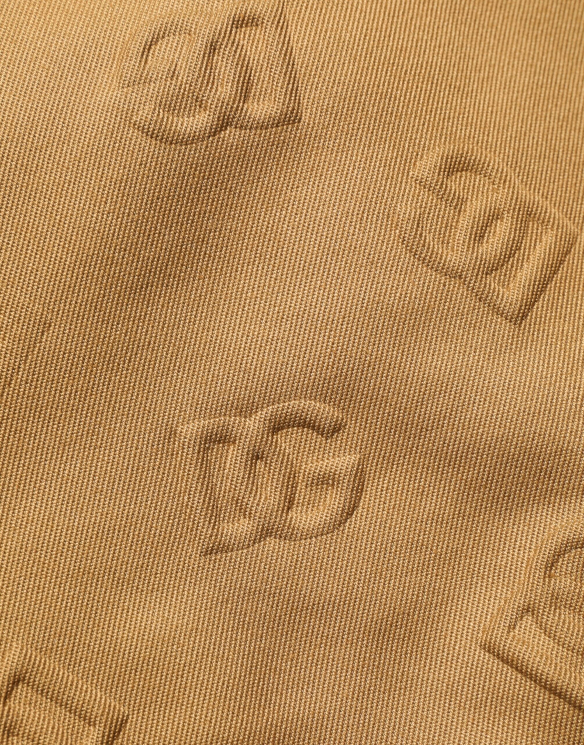 Dolce & Gabbana Braune Cargo-Bermudashorts aus Baumwoll-Stretch mit Logo