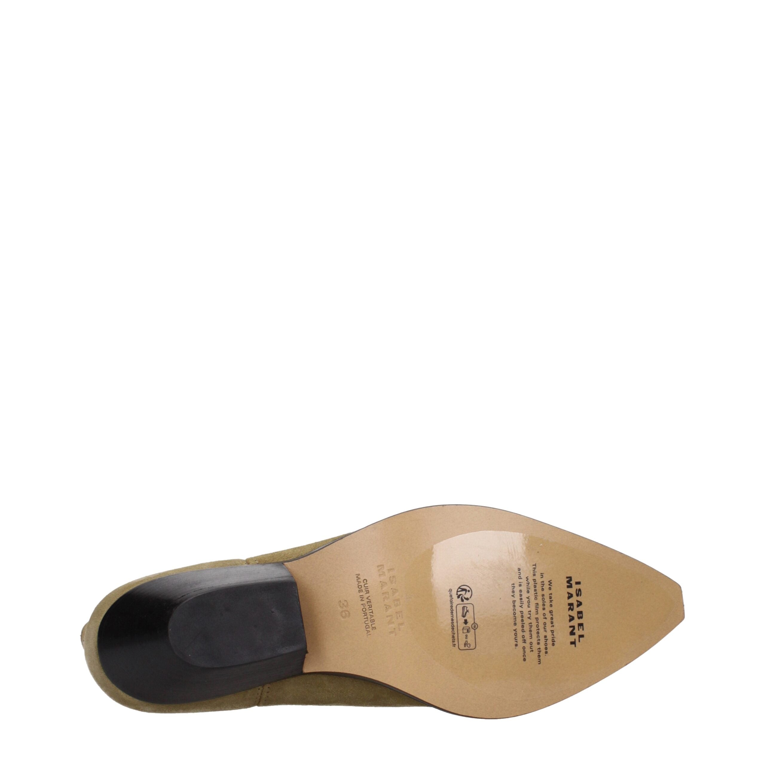 Isabel Marant Beige Leder Stiefeletten