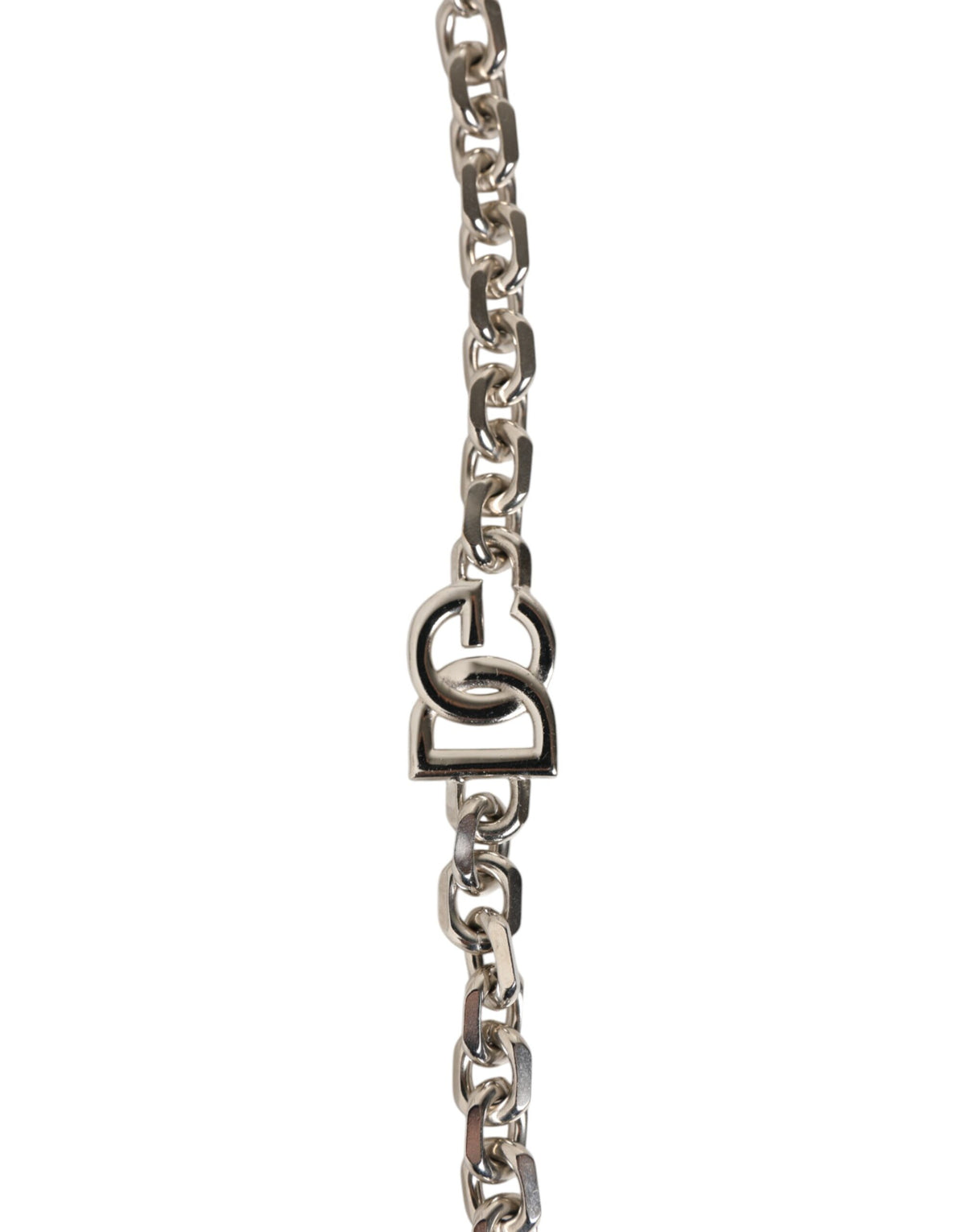 Dolce & Gabbana Schwarzes Leder Perle Kette Tasche Accessoire Schulterriemen