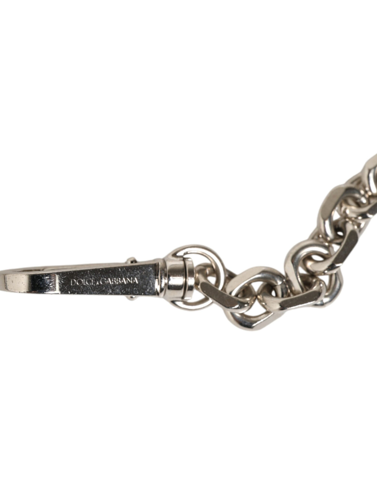 Dolce & Gabbana Schwarzes Leder Perle Kette Tasche Accessoire Schulterriemen
