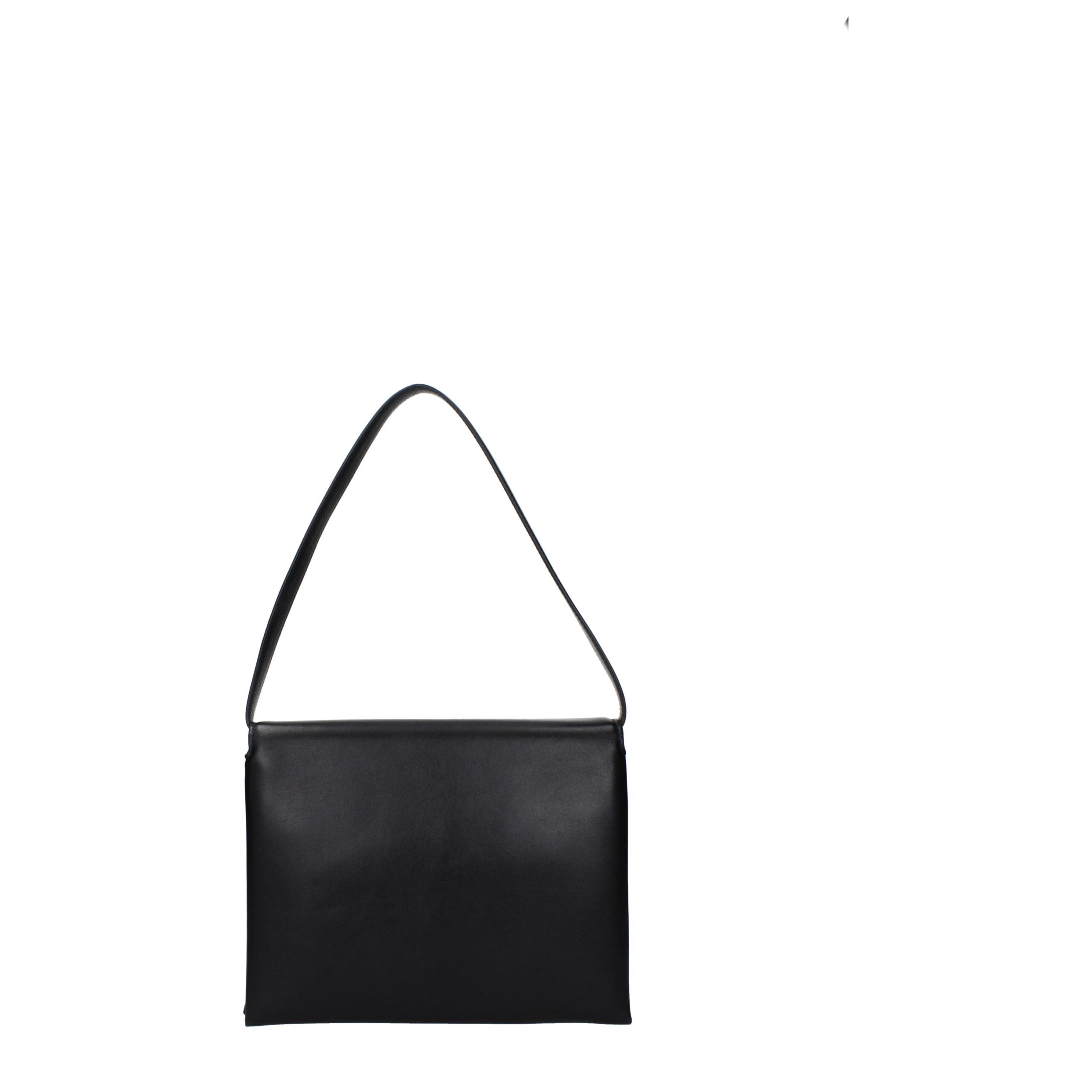 Jil Sander Schwarze Leder Umhängetasche