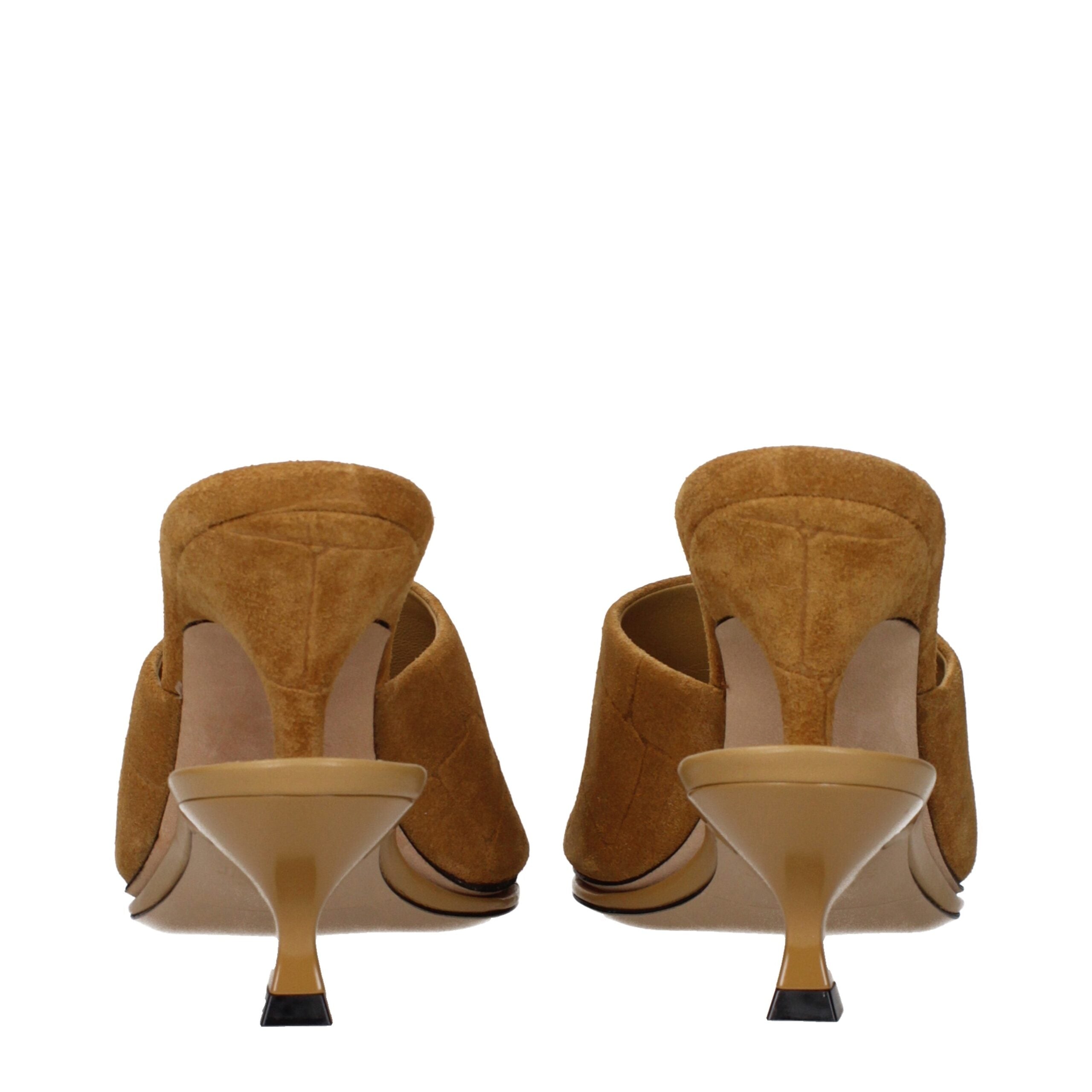 Jacquemus Braune Ledersandalen mit Stilettoabsatz