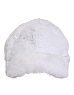 Dolce & Gabbana Weiß Modacryl Rapper Männer Baseball Capello Hut