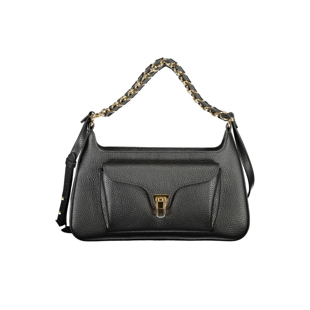 Coccinelle Schwarze Lederhandtasche