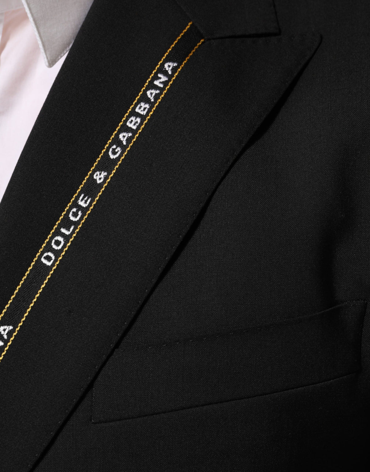 Dolce & Gabbana Schwarzer SICILIA Zweireiher Blazer