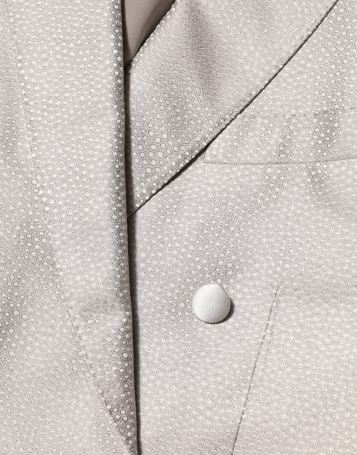 Dolce & Gabbana Beige MARTINI Zweireihiger Anzug-Blazer
