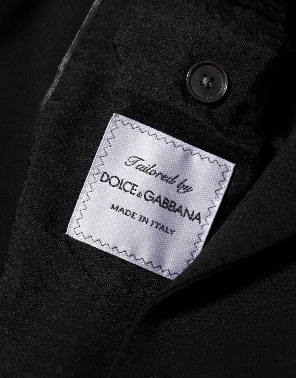 Dolce & Gabbana Schwarzer Viskose 2 Knöpfe Anzug Jacke Blazer