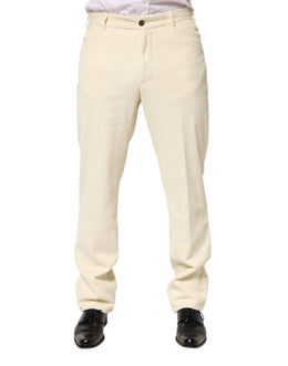 Burberry Beige Cord Baumwolle Gerade Männer Hose Hose