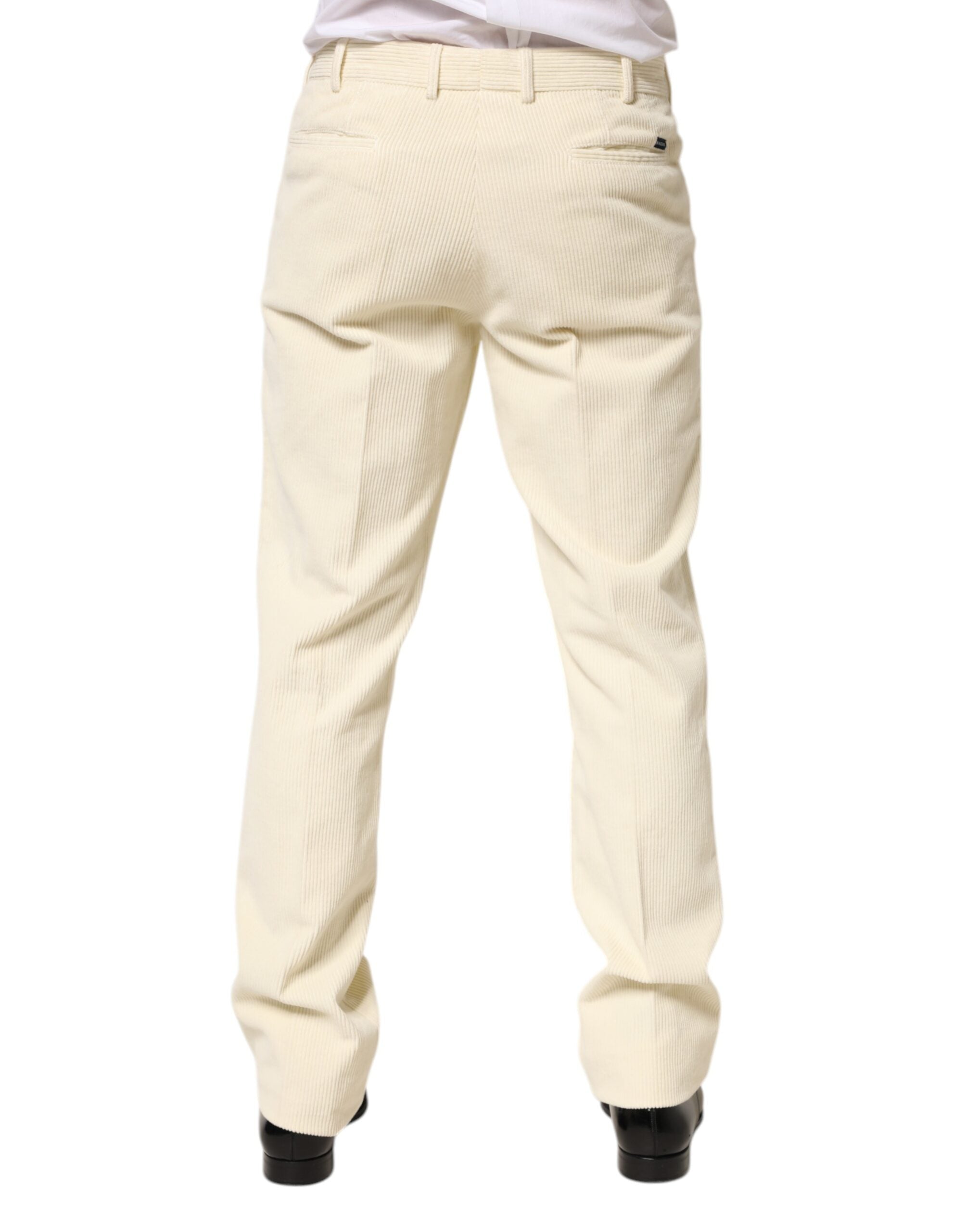 Burberry Beige Cord Baumwolle Gerade Männer Hose Hose