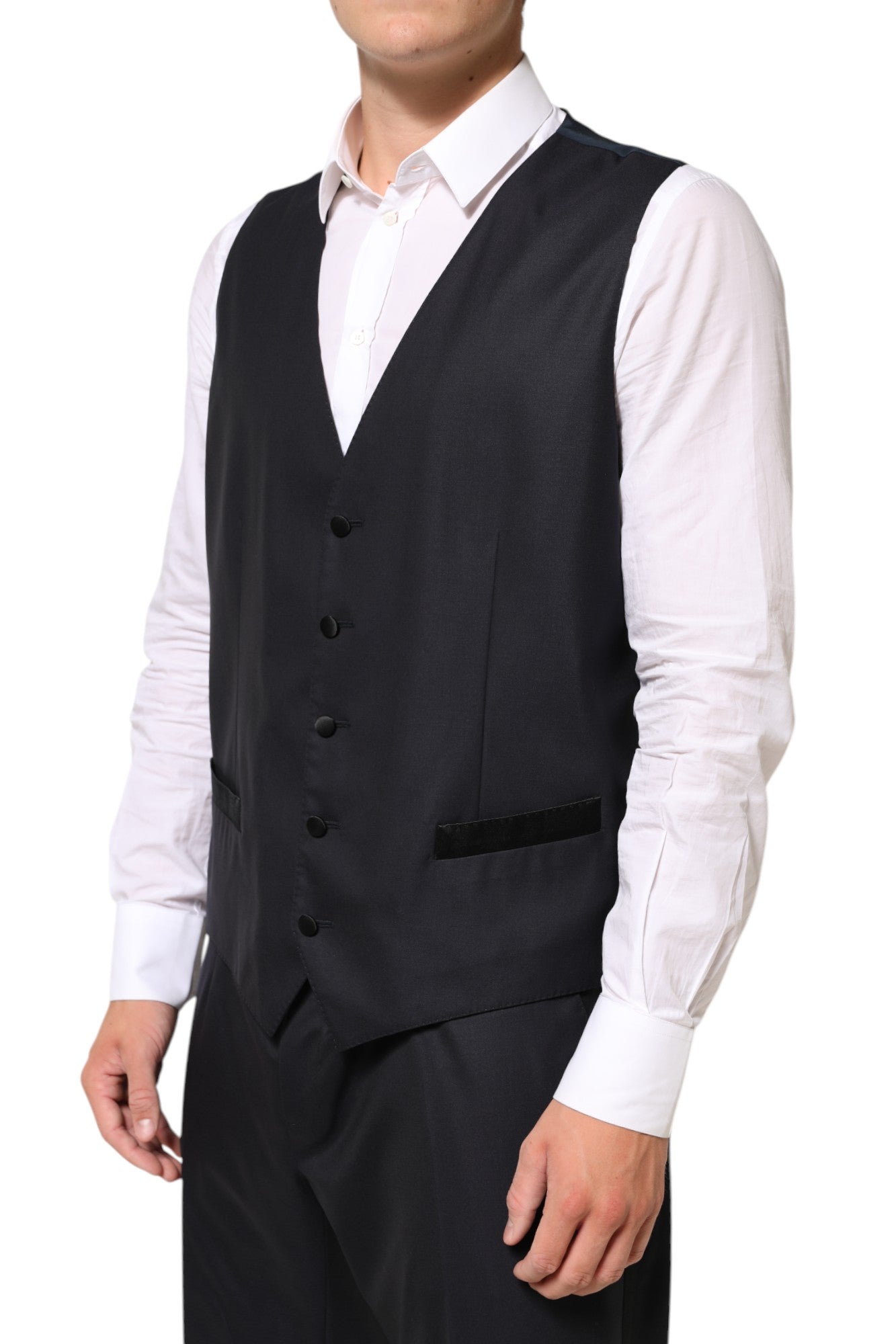 Dolce & Gabbana Schwarz MARTINI 2 Knöpfe Anzug 3 Stück Anzug