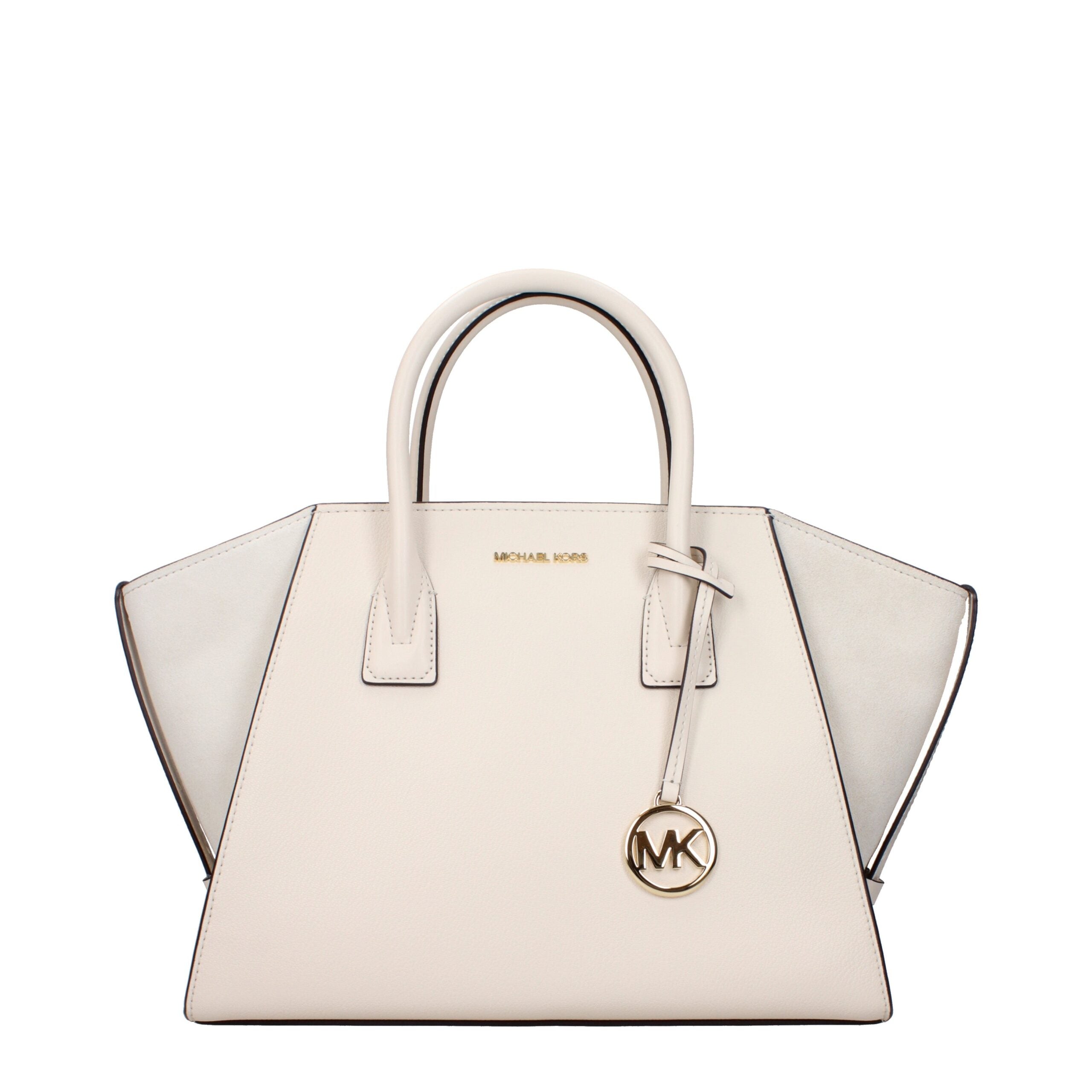 Michael Kors Beige Leder Handtasche