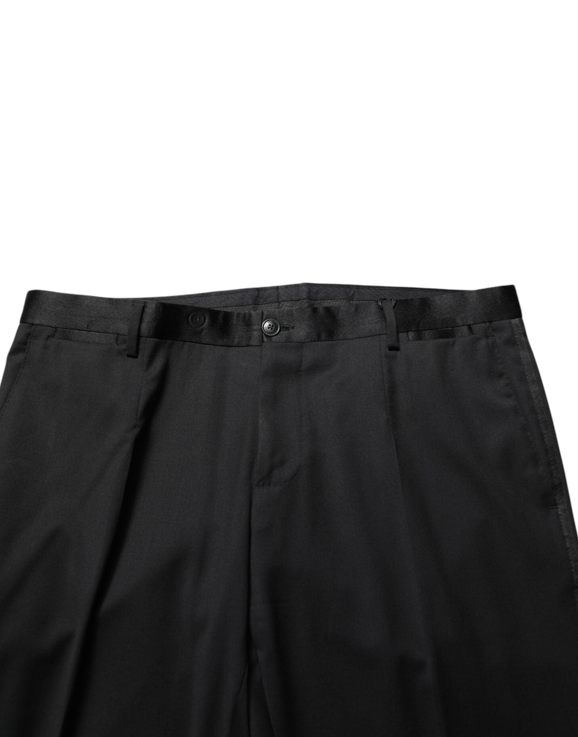 Dolce & Gabbana Schwarze Wollhose für Herren