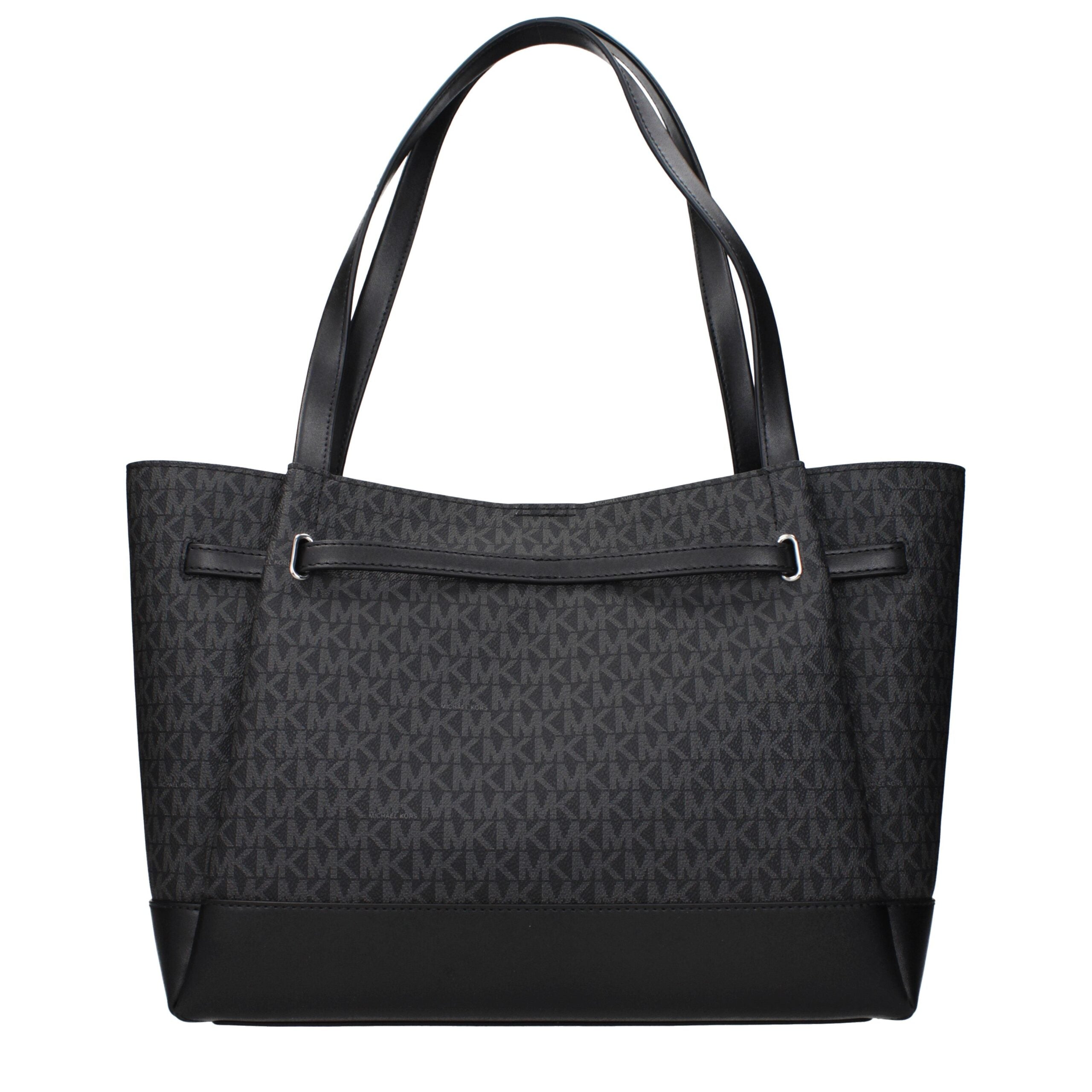 Michael Kors Schwarze Stoffhandtasche