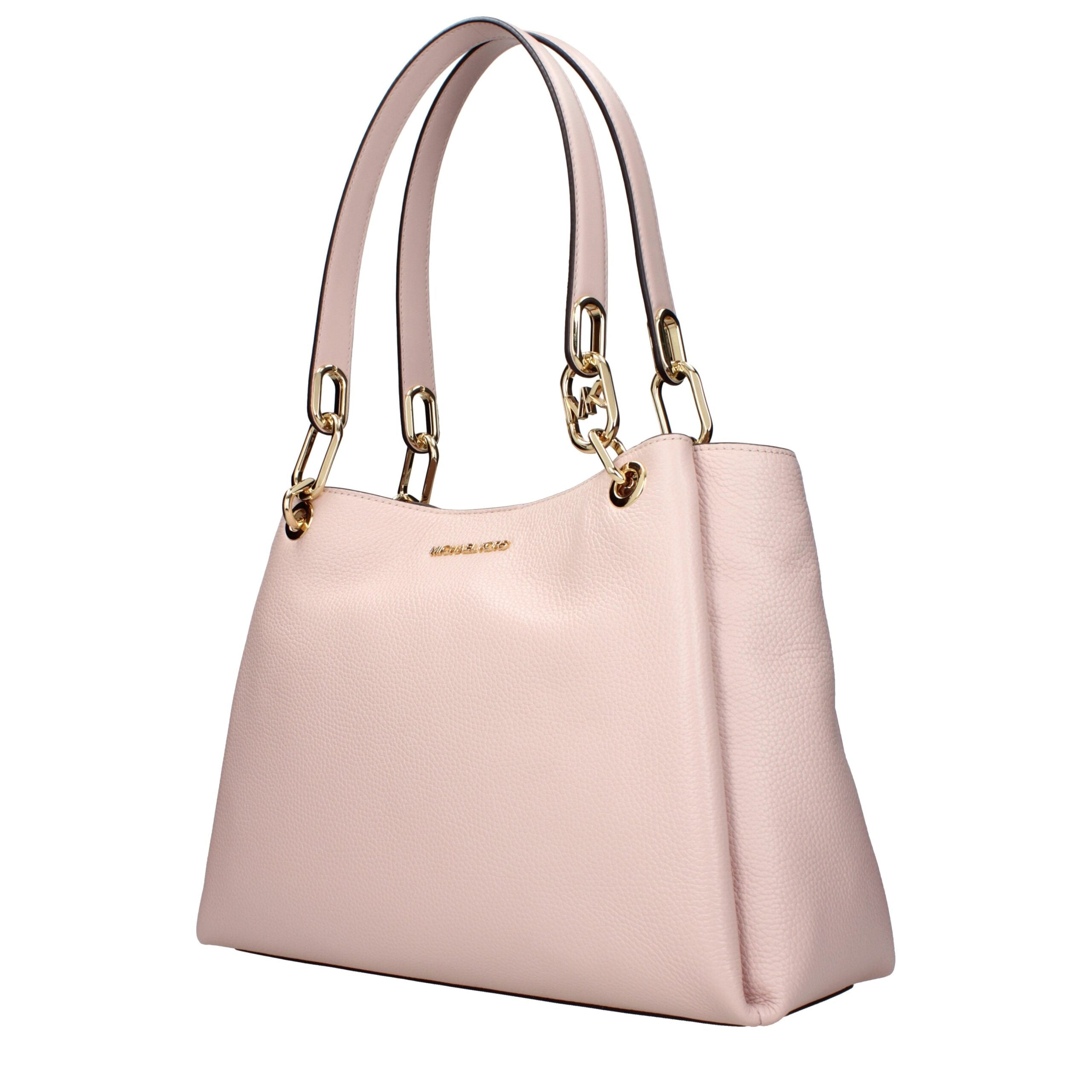Michael Kors Schultertasche aus pinkfarbenem Leder