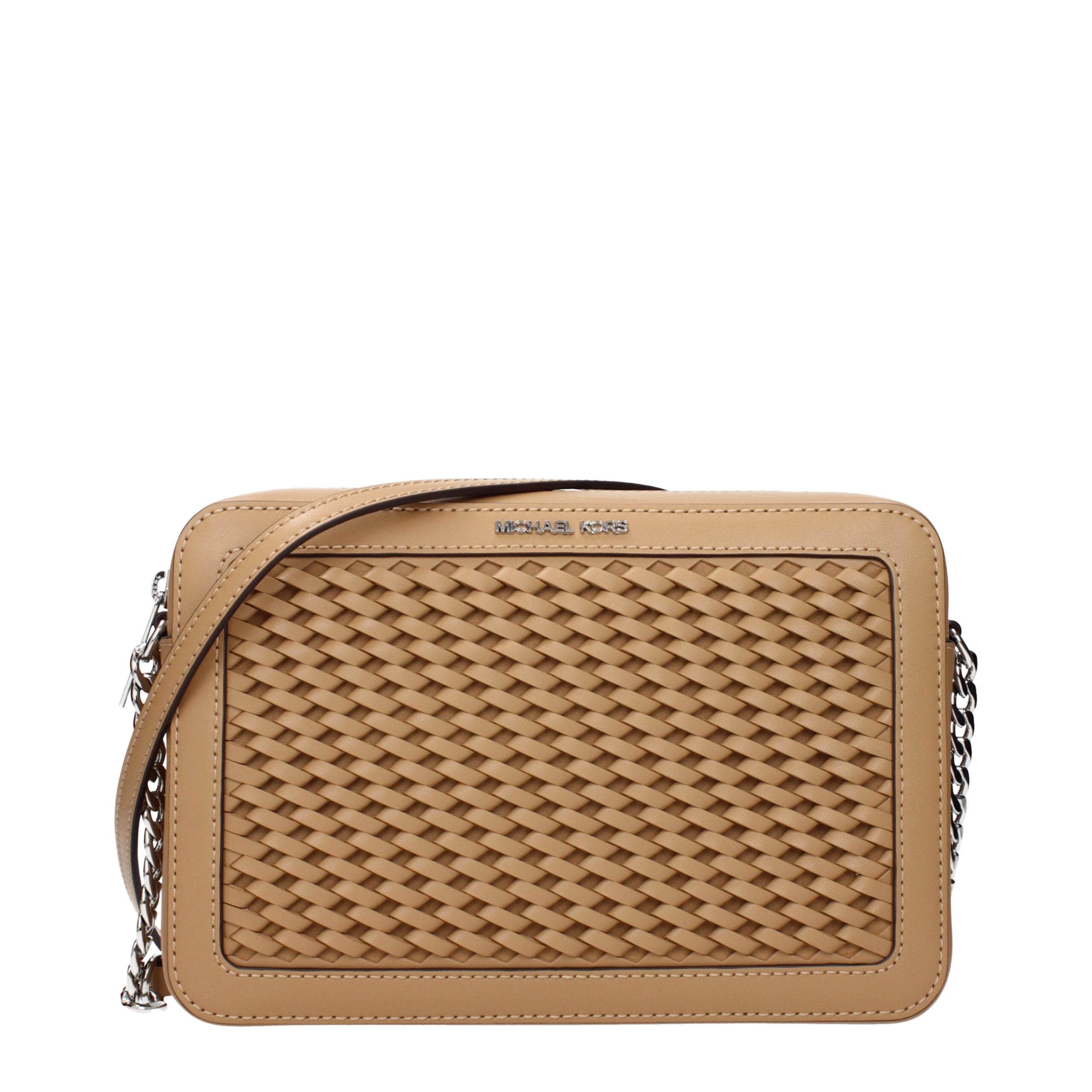 Michael Kors Braune Leder Umhängetasche