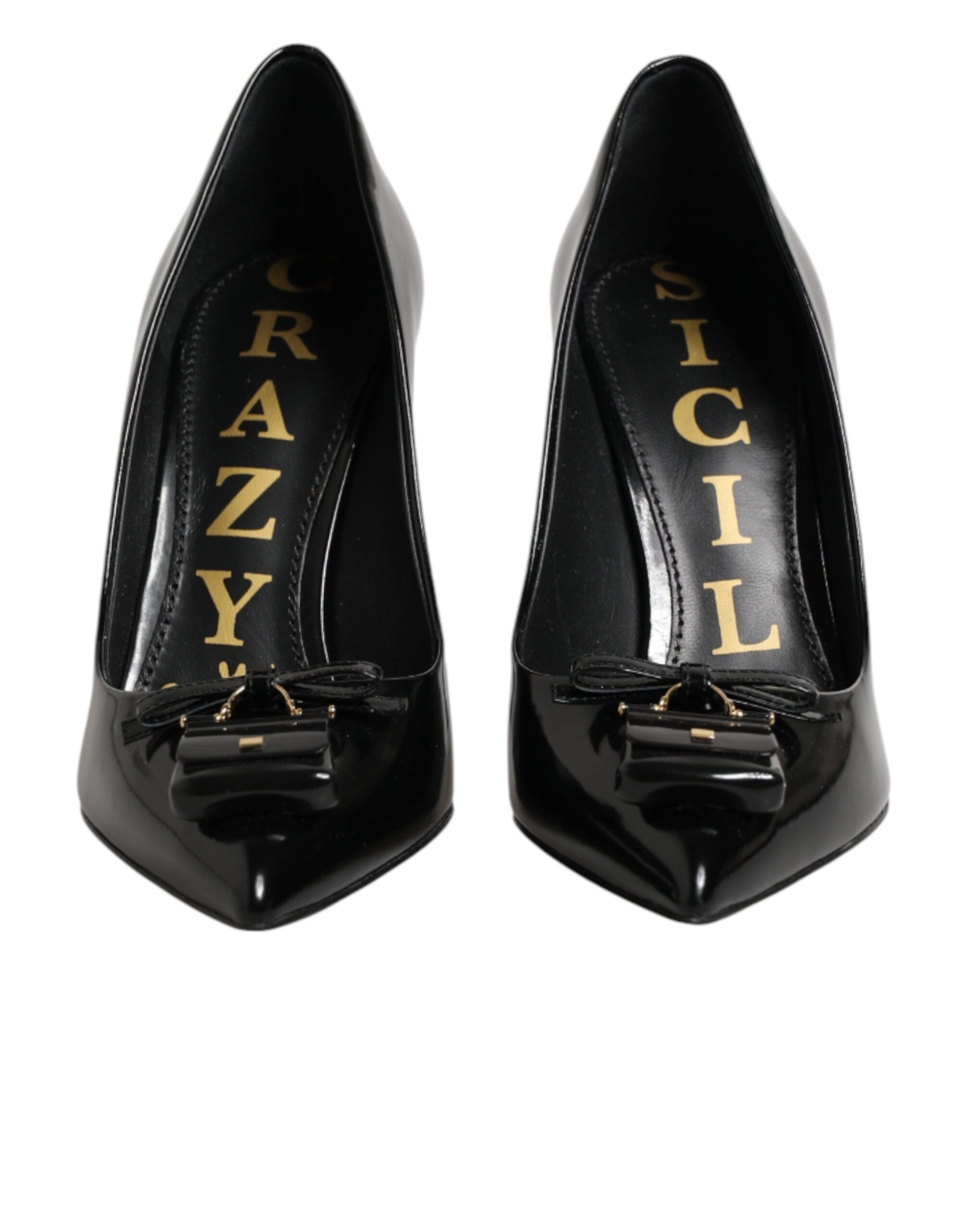 Dolce & Gabbana Schwarze Pumps mit Taschen-Verzierung