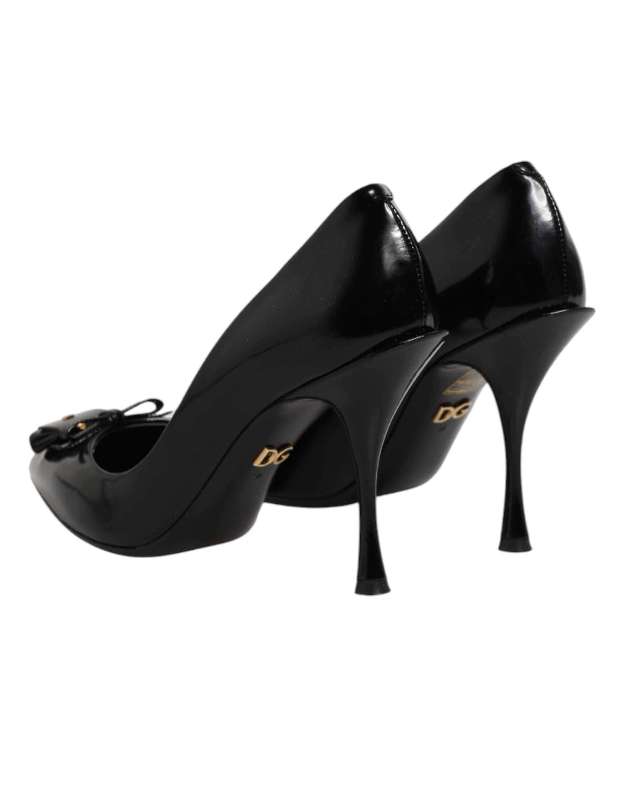 Dolce & Gabbana Schwarze Pumps mit Taschen-Verzierung