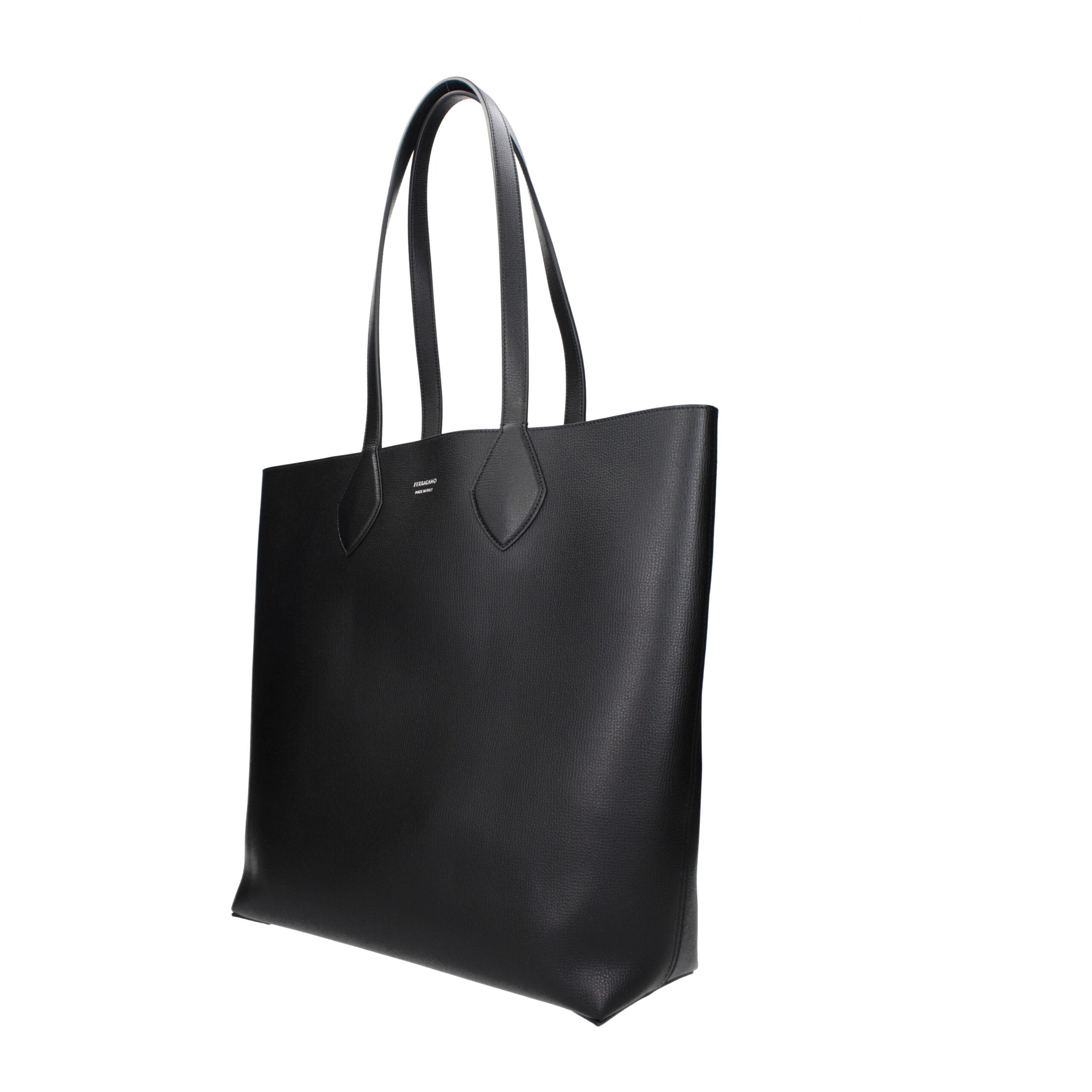 Salvatore Ferragamo Schwarze Leder Umhängetasche