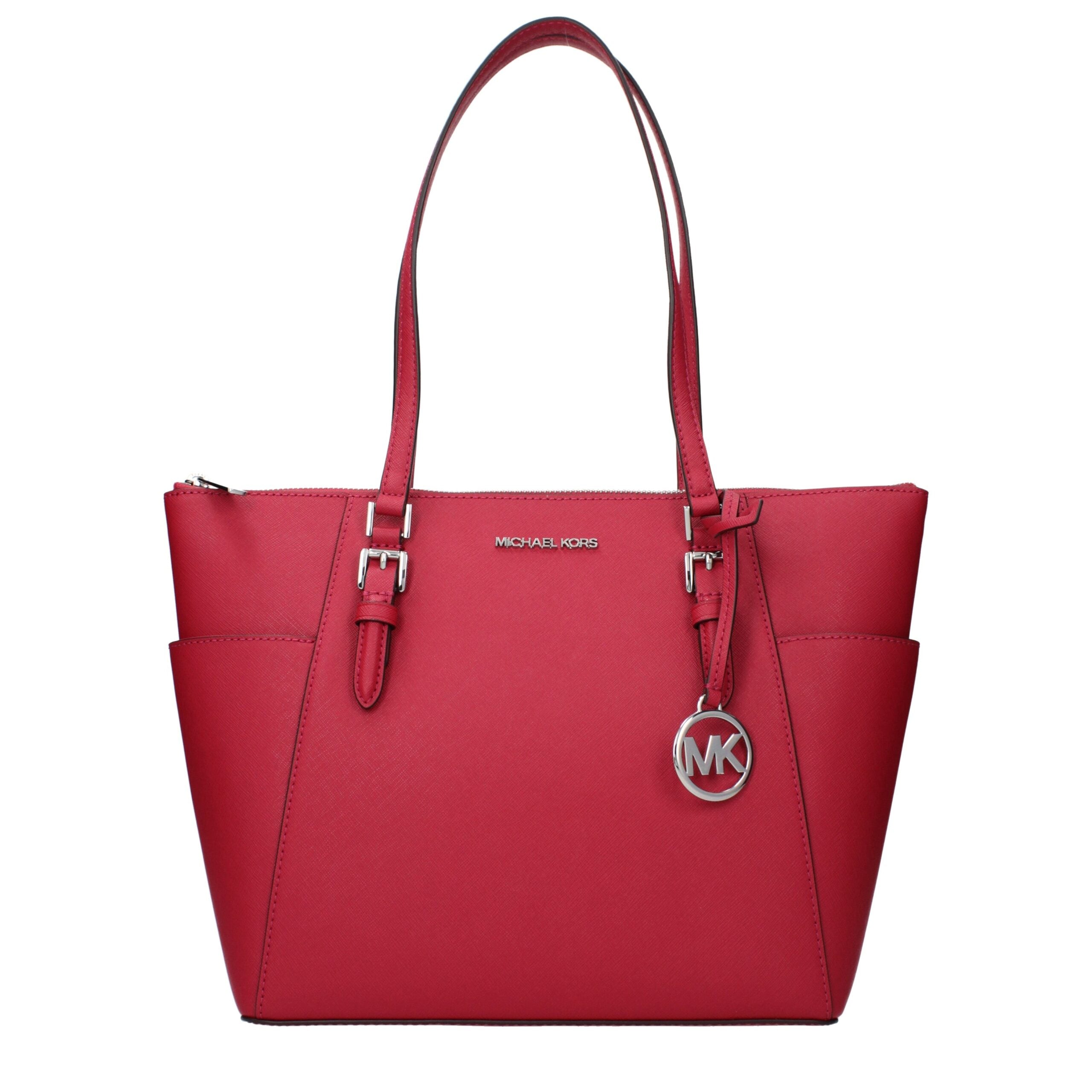Michael Kors Rote Leder Schultertasche